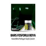 FOSFORLU BOYA - KARANLIKTA IŞIK SAÇAN FOSFORLU ZEMİN VE DUVAR İŞARETLEME BOYASI FSB