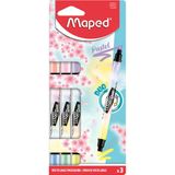 Fosforlu Kalem (İşaret Kalemi) Pastel 3 Renk Kalem Tipi Blister 734128