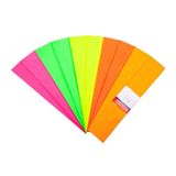 Fosforlu Neon Krapon Kağıdı 5 Renk 10 Adet 50 Cm X 200 Cm.