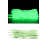 Fosforlu Neon Yeşil 1 cm Kalınlığında 1 Çift Yassı Spor Ayakkabı Bağcığı