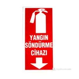 Fosforlu Yangın Tüpü Gösterir Levha