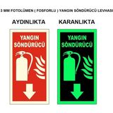 Fosforlu Yangın Tüpü Levhası