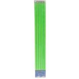 Fosforlu Yeşil Çubuk Mum 20 cm 6 Adet