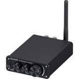 Fosi Audio BT10A Bluetooth 5.0 Stereo Ses Amplifikatör Alıcı 2 Kanal D Sınıfı Mini Hi-Fi Entegre Güçlendirmeli Ev Hoparlörleri Için Uygun 50W X2 TPA3116 - Siyah