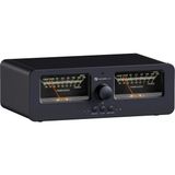 Fosi Audio LC30 Audio Selector Switch For Amplifiers / Speakers Black Vu-Meter | Black