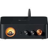 Fosi Audio MC351 2.1 Kanal Tam Amplifikatör, Dac Ile, Home Audio Stereo Amplifikatör, Çift TPA3255 Çipli, Hifi Pasif Hoparlör Için, Vintage Vu Metre Alıcı, Bluetooth ve Usb/opt/coax - Siyah