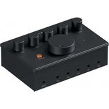 Fosi Audio PH05 Kulaklık Amplifikatörü, Dağıtıcı, 5 Kanal, Mini Hifi Kulaklık Amplifikatörü, Müzik Stüdyosu Mikseri, Ses Paylaşımı, Podcast Monitör, 16-300 Ohm Yüksek Empedanslı Iem, 12 V Güç Kaynağı - Siyah