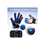 FOSILAVM El Egzersiz Rehabilitasyon Destek Robotu | Fizik Tedavi Destekli Akıllı Eldiven SAĞ EL XXL BEDEN