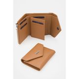 Fossil %100 Hakiki Deri El Portföyü Kartlık - Camel