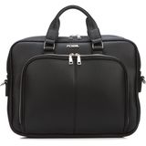 Fossil 2024 Unisex Evrak Çantası Laptop Çantası Omuz Askılı - Siyah
