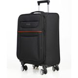 Fossil 2025 Ultra Light Kumaş Kabin Boy Valiz 58 cm Siyah Su Geçirmez Teleskopik Sap ile FSL012
