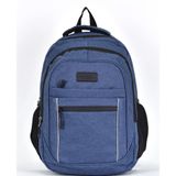 Fossil 9501 Lacivert Unisex Çok Gözlü Günlük Seyahat Okul Sırt Çantası