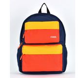 Fossil 9503 Lacivert Unisex Çok Gözlü Günlük Seyahat Okul Sırt Çantası