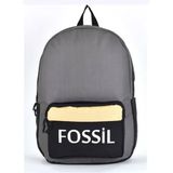 Fossil 9504 Gri Çok Gözlü Günlük Seyahat Unisex Sırt Okul Çantası