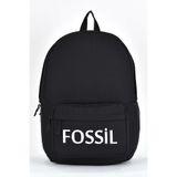 Fossil 9504 Siyah Unisex Çok Gözlü Günlük Seyahat Okul Sırt Çantası