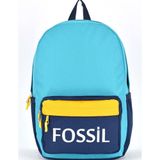 Fossil 9504 Turkuaz Unisex Çok Gözlü Günlük Seyahat Okul Sırt Çantası