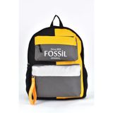 Fossil 9512 Gri Unisex Çok Gözlü Günlük Seyahat Okul Sırt Çantası