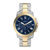 Fossil FFS6132 Altın Metalik Gri Erkek Kol Saati