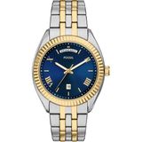 Fossil FFS6141 Erkek Kol Saati - Altın - Metalik Gri