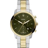 Fossil FFS6189 Erkek Kol Saati - Altın - Metalik Gri