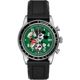 Fossil FLE1203 Disney x Fossil Limited-Edition Mickey Mouse Soccer Erkek Kol Saati - Siyah