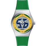 Fossil FLE1243 Big Tic Kol Saati - Yeşil