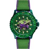 Fossil FLE1246SET Marvel x Fossil Limited-Edition Incredible Hulk Erkek Kol Saati ve Yaka Iğnesi Seti - TEK EBAT