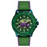 Fossil FLE1246SET Marvel x Fossil Limited-Edition Incredible Hulk Erkek Kol Saati ve Yaka İğnesi Seti