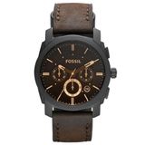 Fossil FS4656 Kahverengi Analog Deri Kayış Spor Erkek Kol Saati