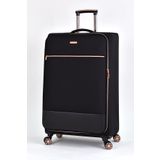 Fossil FSL027 Ultra Light Siyah Büyük Kumaş Valiz