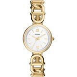 Fossil Kadın Kol Saati 30 mm Altın Renkli Çelik Kasa 5 ATM Suya Dayanıklı Klasik Tasarım FES5272