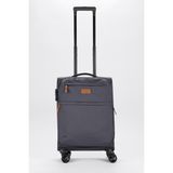 Fossil Unisex Ekstra Hafif Kumaş Kabin Boy Valiz - Gri