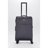 Fossil Unisex Ekstra Hafif Kumaş Orta Boy Valiz - Gri