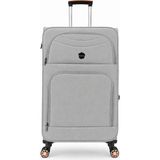 Fossil Unisex Kumaş Büyük Boy Ultra Hafif Şifreli Körüklü Kendi Etrafında Dönebilen Valiz 010-01 - STD - Vizon