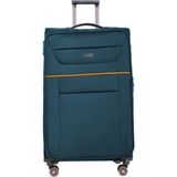 Fossil Unisex Kumaş Kabin Boy Ultra Hafif Şifreli Körüklü Kendi Etrafında Dönebilen Valiz 012-03 - STD - Petrol