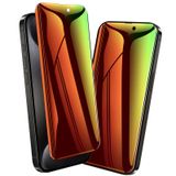 Fotbor iPhone 15 Pro Max / 15 Plus için Gizlilik Ekran Koruyucu, 2'li Paket Renkli Gradyan Anti-Casus Mavi Işık Göz Koruması Tam Yapışkanlı Esnek Film, Hassas Dokunmatik Çizilmez 6,7 İnç