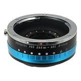 Fotodiox Pro lens Mount Adapter with Built-in de-Clicked İris – Canon EOS EF (not EF-S lens) lens to Sony e-Series System (NEX) Camera adaptörü, fits Sony NEX-3, NEX-5, NEX-5 N, NEX-7, NEX-VG10 VG-10 dijital video kamera