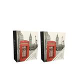 Fotoğraf Albümü 15X21 100'LÜK Renkli Desenli Anı Albümü 2'li Paket (1)