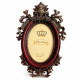FOTOĞRAF ÇERÇEVESİ VİNTAGE OVAL BAROK BORDO GOLD DETAYLI TASARIM DEKORATİF RESİM ÇERÇEVESİ SANATSAL MODERN KLASİK EL BOYAMA PREMIUM ÜRÜN MASA RAF KONSOL EV OFİS DEKORASYONU İÇİN HEDİYELİK ÇERÇEVE
