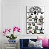 Fotoğraf Ekranı için Kişiselleştirilmiş Metal Soy Ağacı, İç Ekran Paneli, Metal Hafıza Panosu, Mesh Not Panosu, Fotoğraf Teşhir Panosu (30" G x 46" Y / 75x117 cm)