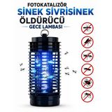 Fotokatalizör Sinek Sivrisinek Haşere Öldürücü Gece Lambası Elektirikli Asmalı Led Işık