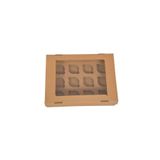 fotopasta Karton Cupcake Kutusu 12li
