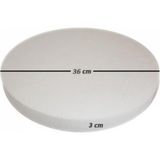 Fotopasta Strafor Taban Kalınlık 3cm Yuvarlak 36 cm (Tek)