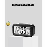 Fotoselli Dijital Masa Saati Aydınlatmalı Alarm Ve Tarih Göstergeli Mir09332095