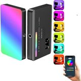 Fototek 225 Rgb Led Işık Paneli 2500K-9900K Fotoğraf Video Işık Şarj Edilebilir Pille Birlikte App Kontrol