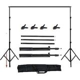 Fototek 2,5X3M Backdrop Fon Standı Stüdyo Stand Kit Taşıma Çantalı Set 2,5X3 Metre Fon Stant