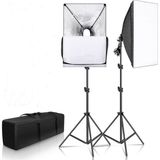 Fototek 50x70 Softbox 2 Sürekli Işık Seti Strobist Set Taşıma Çantalı