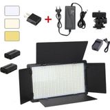Fototek 600 Led Pro Led-600 Youtube Video Işık Panelli Kamera Işığı Batarya Şarj Dahil Çift Batarya