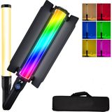 Fototek 730 LED Rgb Stick Çubuk LED Foto Video Işık Rgb LED Işık Çubuğu Telefonla Kontrol Çantalı 30W
