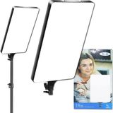 Fototek Rl-28 Inç LED Fill Light Işık Foto Video Işık Youtube,kuaför,dövme Çekimleri + 2 Metre Işık Ayağı